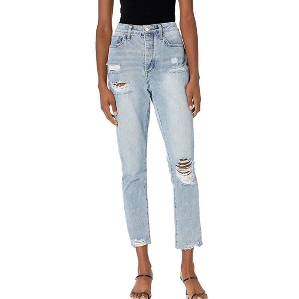 Sam Edelman Jeans Stiletto Straight High Rise Light Size 10